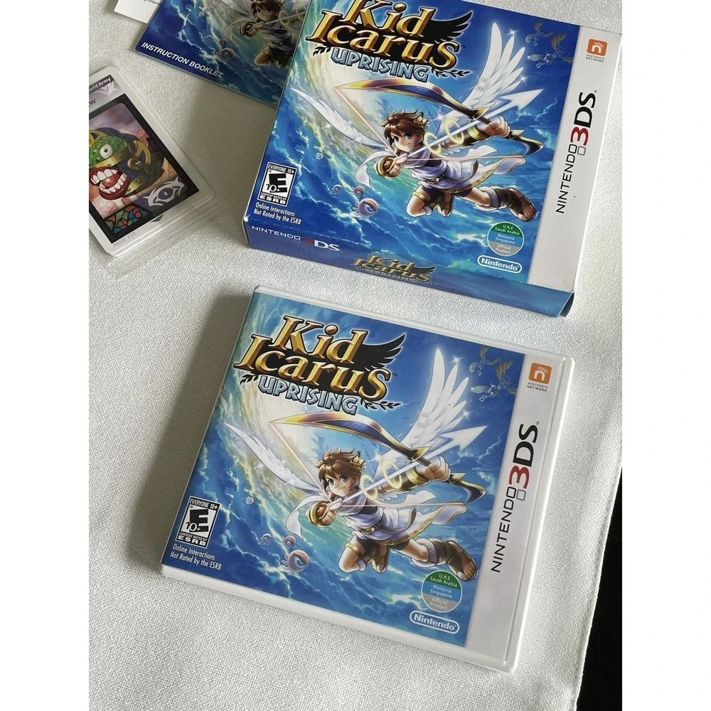 Kid Icarus: Uprising Nintendo 3DS Big Box Game Cartridge Manual No Stand 2012